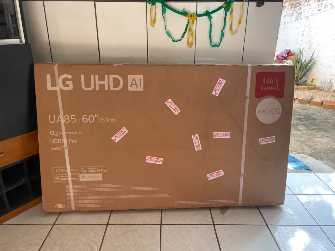 TV LG 60 Polegadas 4K UHD AI Nova Lacrada com Nota Fiscal