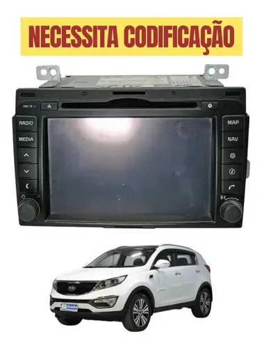 Multimídia Kit Sportage 2014 2015 Original Rádio Tela