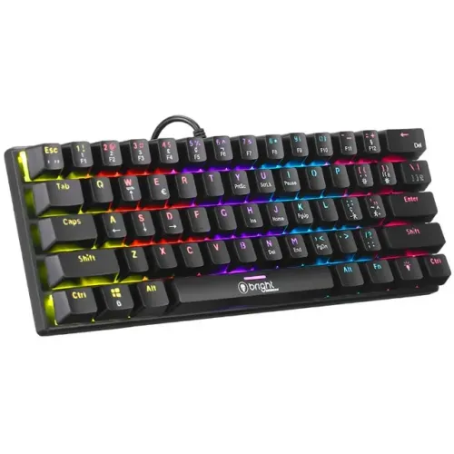 Teclado Gamer mecânico Usb Bright 60% Virtus