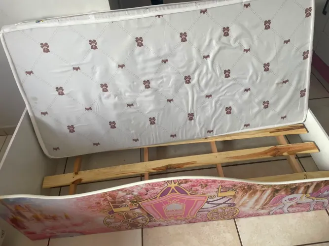 Cama Infantil Menina + Colchão