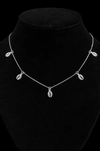 Choker de prata Búzios