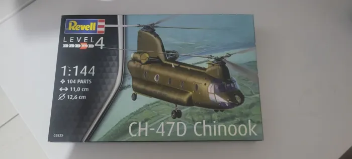 Helicoptero Chinook plastimodelismo1/144