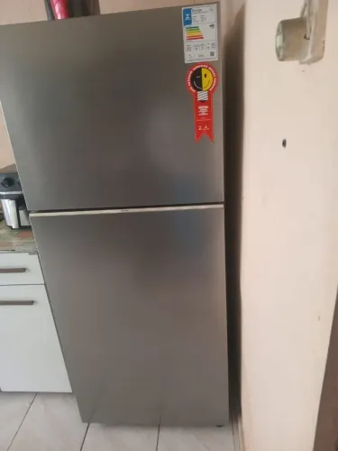 Geladeira duplex inox bivolt 393lts Sansung