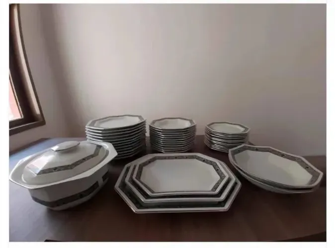 Conjunto de Jantar Porcelana Schmidt 42 peças