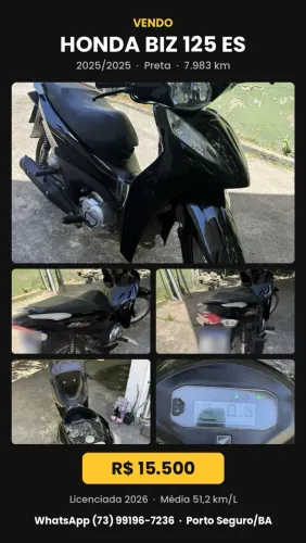 Honda Biz 125 ES/ ES F.inj./es MIX F.injection 2026