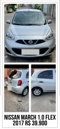 Nissan March S 1.0 12V Flex 5P 2017