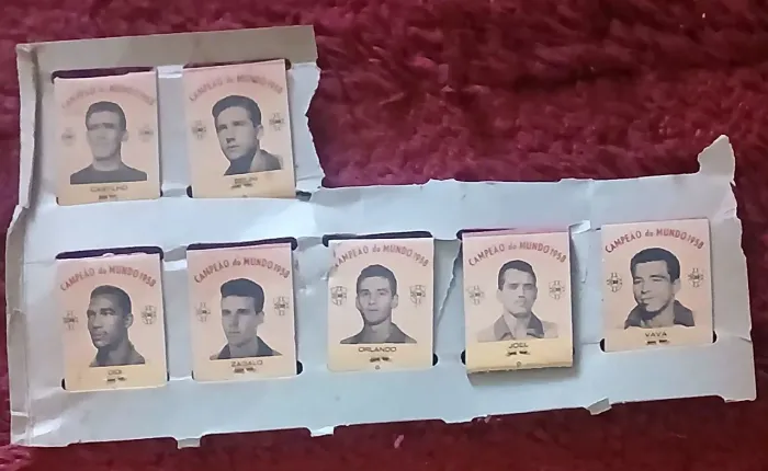 COLEÇÃO DE ANTIGAS CAIXAS DE FOSFOROS DA COPA 58.