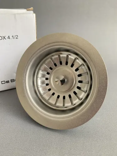Válvula pia inox 4½ De Bacco - para cuba cozinha