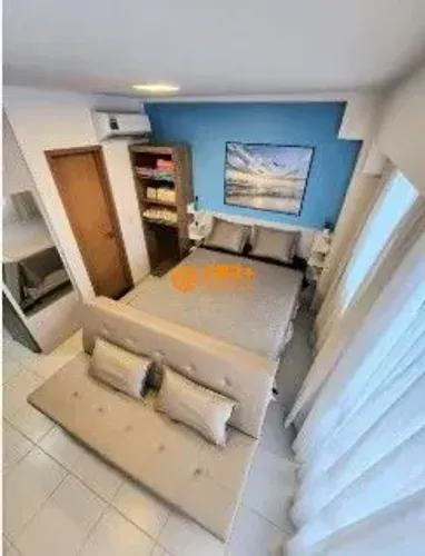 Vendo Studio 30 m2 em Muro alto 01 vaga de garagem, mobiliado em Ipojuca.