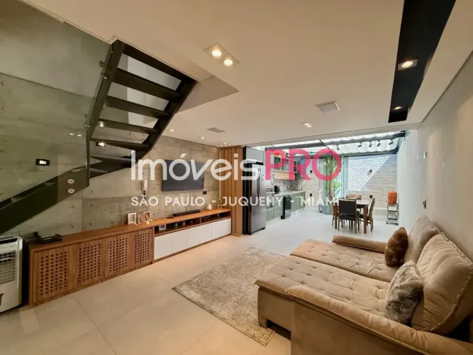 Casa em condomínio entregue em 2023 com 2 suítes e 2 vagas no Campo Belo.