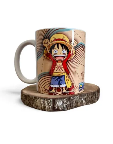 Caneca personalizada do Luffy de One Piece