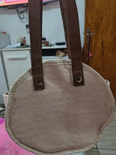 Bolsa em tecido crú