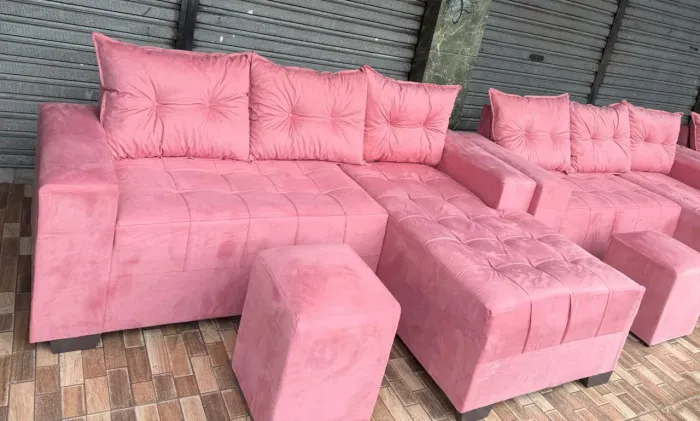 Sofás chaise ROSA a pronta entrega