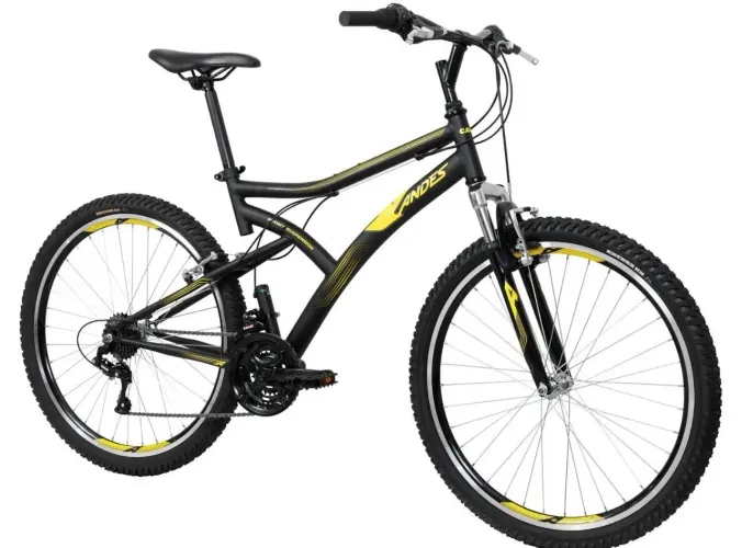 Duas Bicicletas Caloi Andes Aro 26 (21 Marchas) - Estado de Zero!