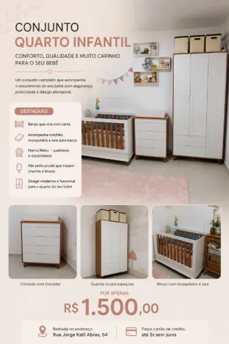 Conjunto quarto infantil