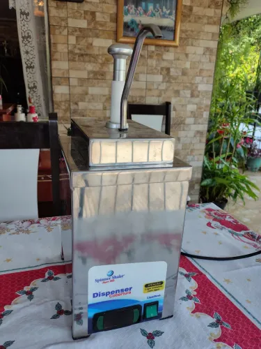 Dispenser de cobertura aquecido com 1 bico 220v