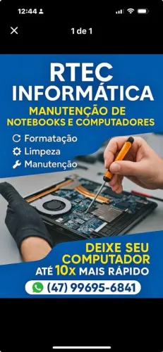 MANUTENÇÃO DE NOTEBOOK E COMPUTADORES 