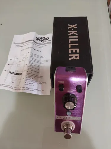 Pedal de efeito distorção sfx 03 X Killer santo angelo