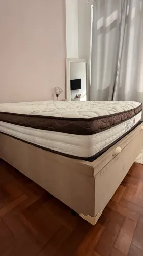 Colchão Casal Padrão Probel + Box Baú