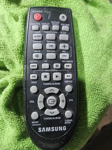 Controle remoto mini sistema samsung