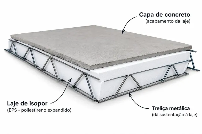 Laje treliçada