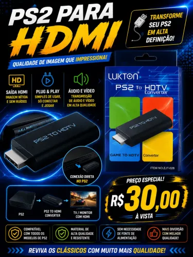 Adaptador PS2 To HDMI Converter