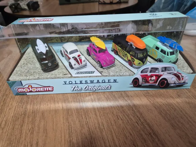 Box C/5 Carros Volkswagen The Originals 1:60 1:64 Majorette