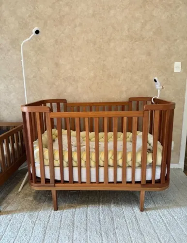 Berço circus Ameise design cor amêndoa 