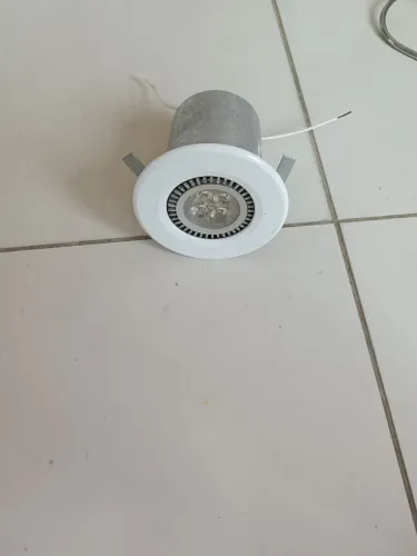Spot de embutir redondo 10cm com lâmpada de 4W (6 unidades)