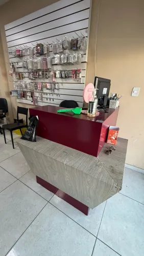 Balcão de recepção 