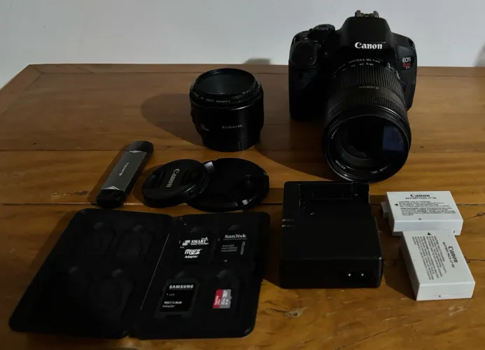 Kit Completo Canon T5i + Bolsa Canon 