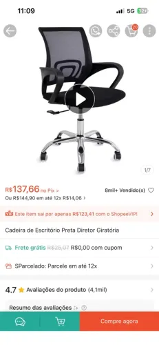 Cadeira de escritório