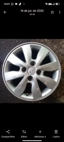Roda aro 14 Hyundai HB20