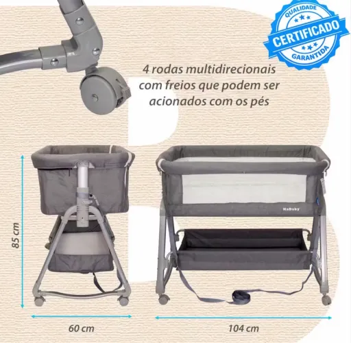 Berço portátil Moisés 