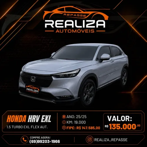 Honda HR-V EXL 1.5 Sensing 16V 5P Aut. 2025