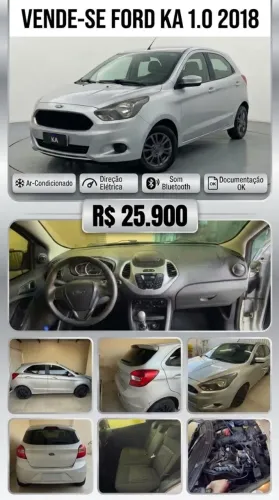 Ford KA 1.0 Se/se Plus Tivct Flex 5P 2018