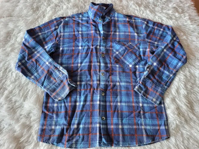 camiseta xadrez tamanho 16 