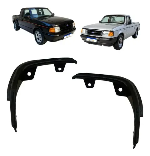 Aro Moldura Farol Dianteiro Ranger 1993 A 1997 Novo Preto