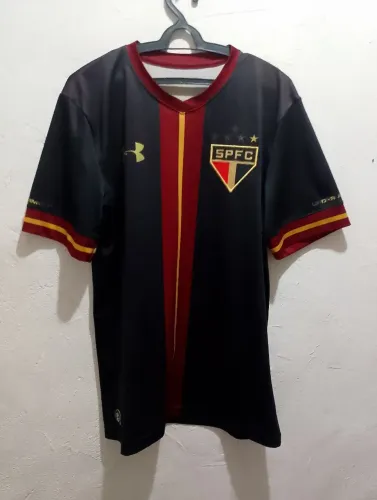 (M) Camisa 3 São Paulo Under Armour 2015 Preta<br><br>