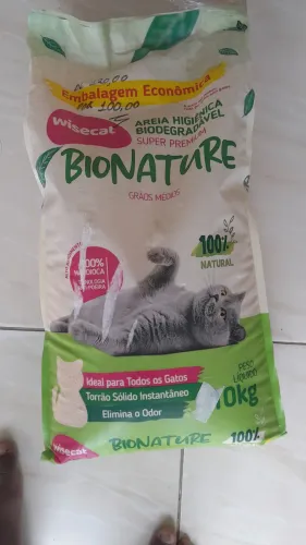Areia papa gato Biodegradável