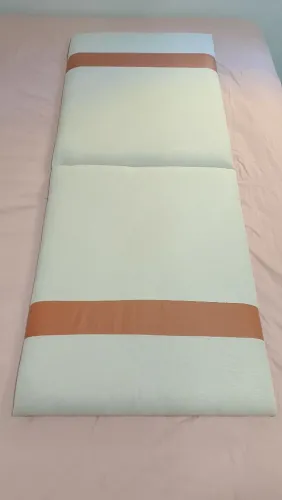 Cabeceira de cama casal em linho
