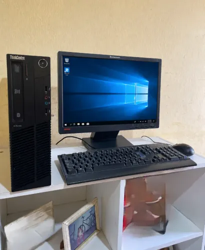 PC Lenovo i3 8GB RAM Completo Intel Core 2ª ThinkCentre M81, HD 500GB + Monitor 19"