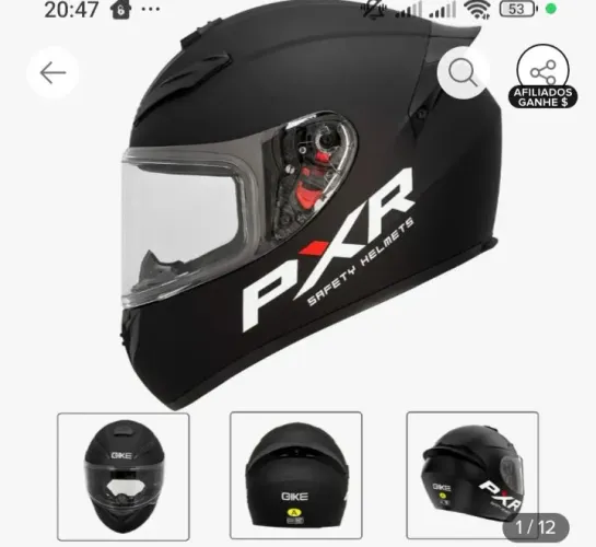 Capacete Novo Lacrado