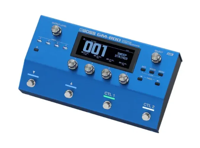 Pedal BOSS GM-800 Pedal Sintetizador para Guitarra e Baixo Gm800 Gm 800