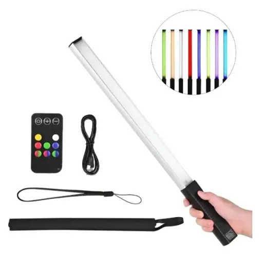 Bastão De Luz De Preenchimento Rgb Luxceo-q508a âmpada de Bastão LED Recarregável 2600mAh