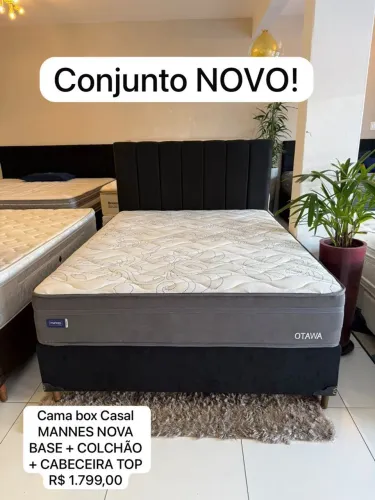 Cama Box Casal Mannes NOVA com ENTREGA