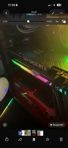 ASUS ROG Strix Geforce RTX 3070 8GB GDDR6 em excelente estado