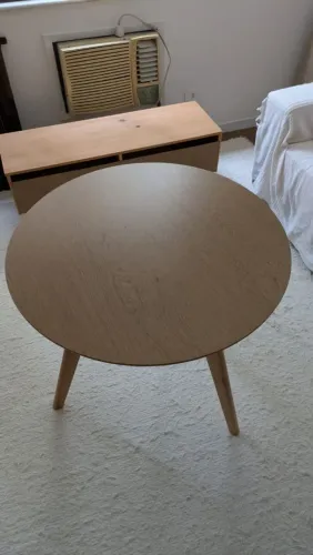 Mesa redonda 80 cm de diâmetro