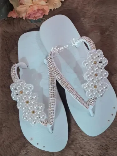 Chinelo Bordado Havaianas feminino