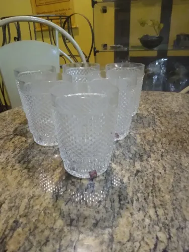 Copos de cristal
